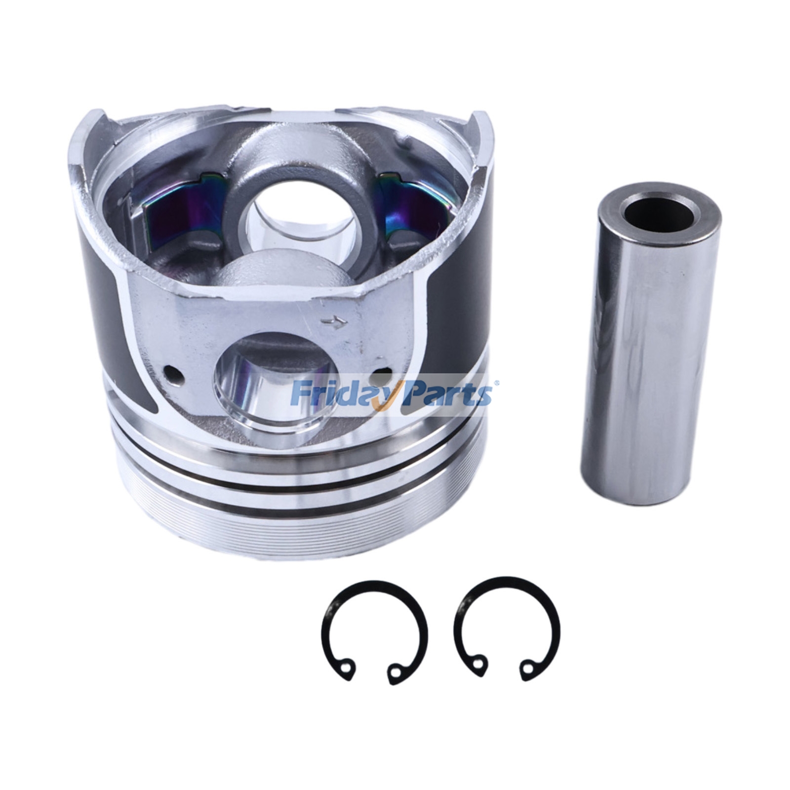 Piston With Pin & Clip 1J095-21112 for Kubota Tractor B2301HSD B2320DT B2320DTN B2320DTWO B2320HSD B2320HSDN BX2670 BX2680