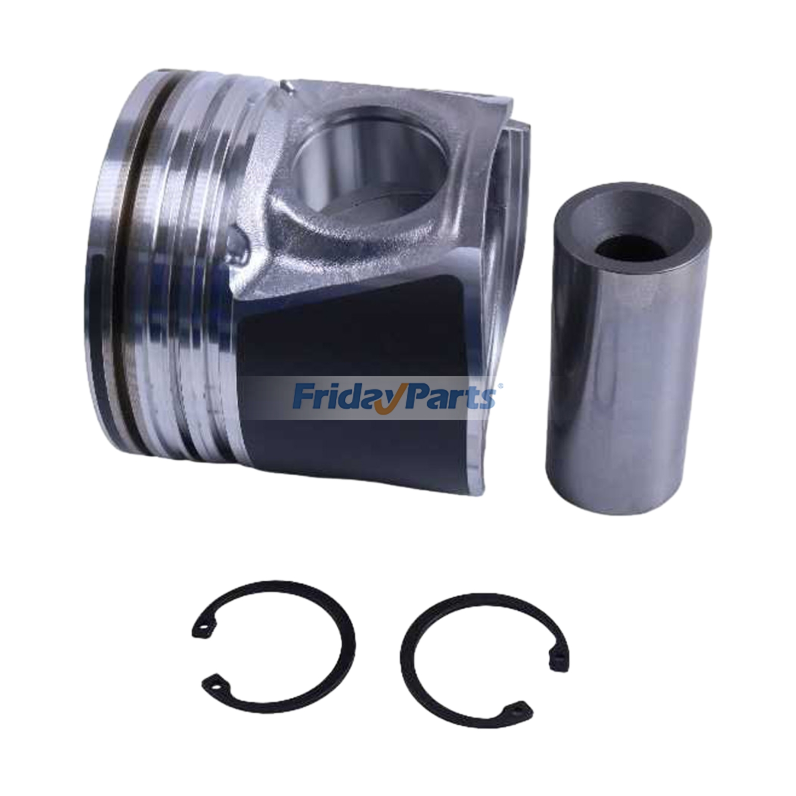 Pistón con pasador y clip 504208874 para motor FPT/Iveco F4GE9484, cargadora New Holland C190, excavadora L190, manipulador telescópico E175B, LM5040, LM5060. Para CASE,Para New Holland