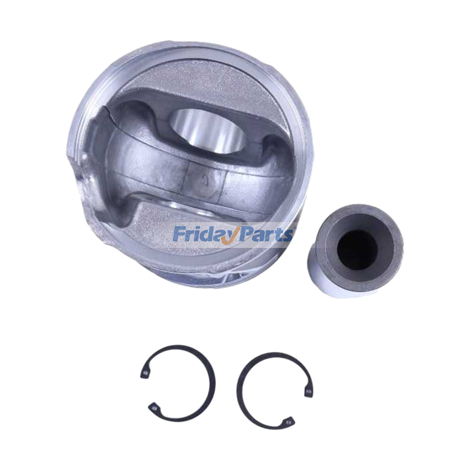 Pistón con pasador y clip 504208874 para motor FPT/Iveco F4GE9484, cargadora New Holland C190, excavadora L190, manipulador telescópico E175B, LM5040, LM5060. para Motor,Excavadora,Pala cargadora,Manipulador telescópico Para CASE,Para New Holland FridayParts