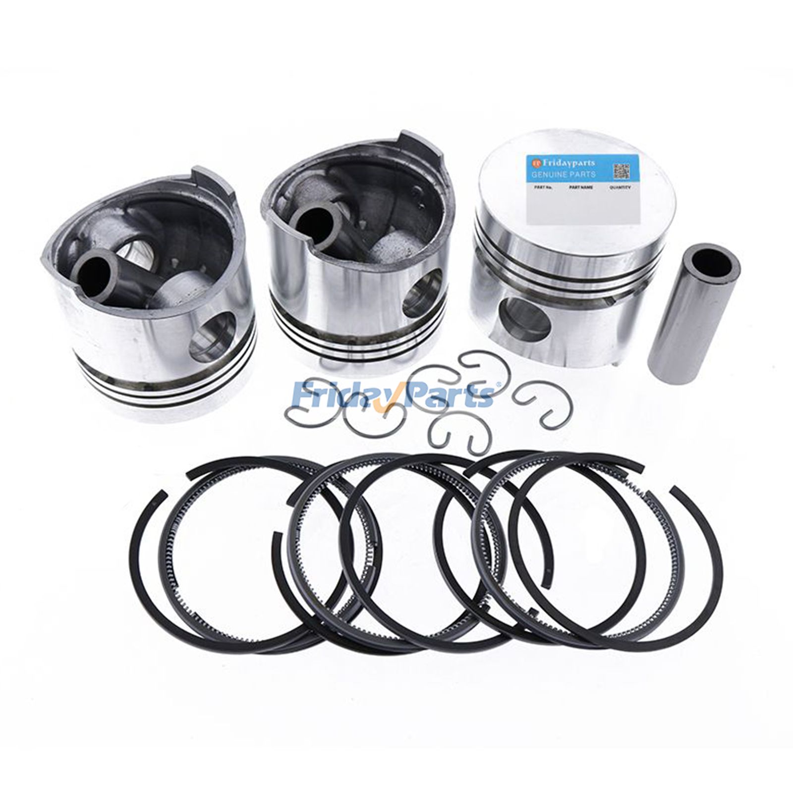 Kit de pistons 119515-22080 pour moteur Yanmar 2TNV70 2YM15 3TNV70 3YM20