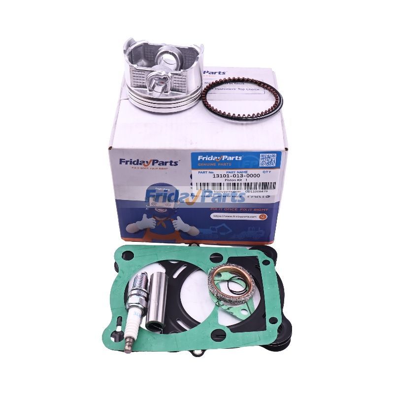 Kit piston 13101-013-0000 pour Hisun 250 Strike Sector Massimo Gunner Bennche Cowboy Spire