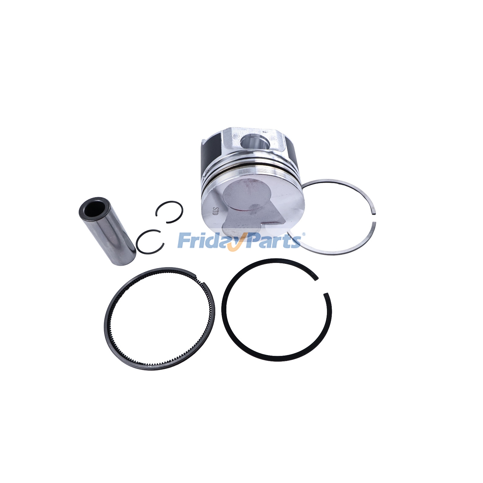 Kit de pistón para motor Kubota V1505 V1505T Cargadora CASE 1825B