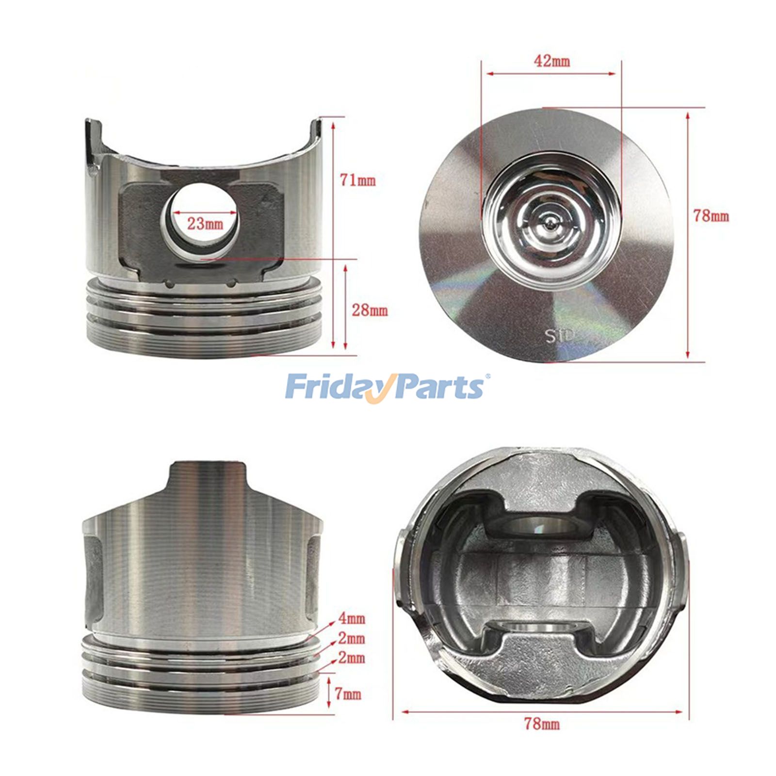 FridayParts Kolbensatz