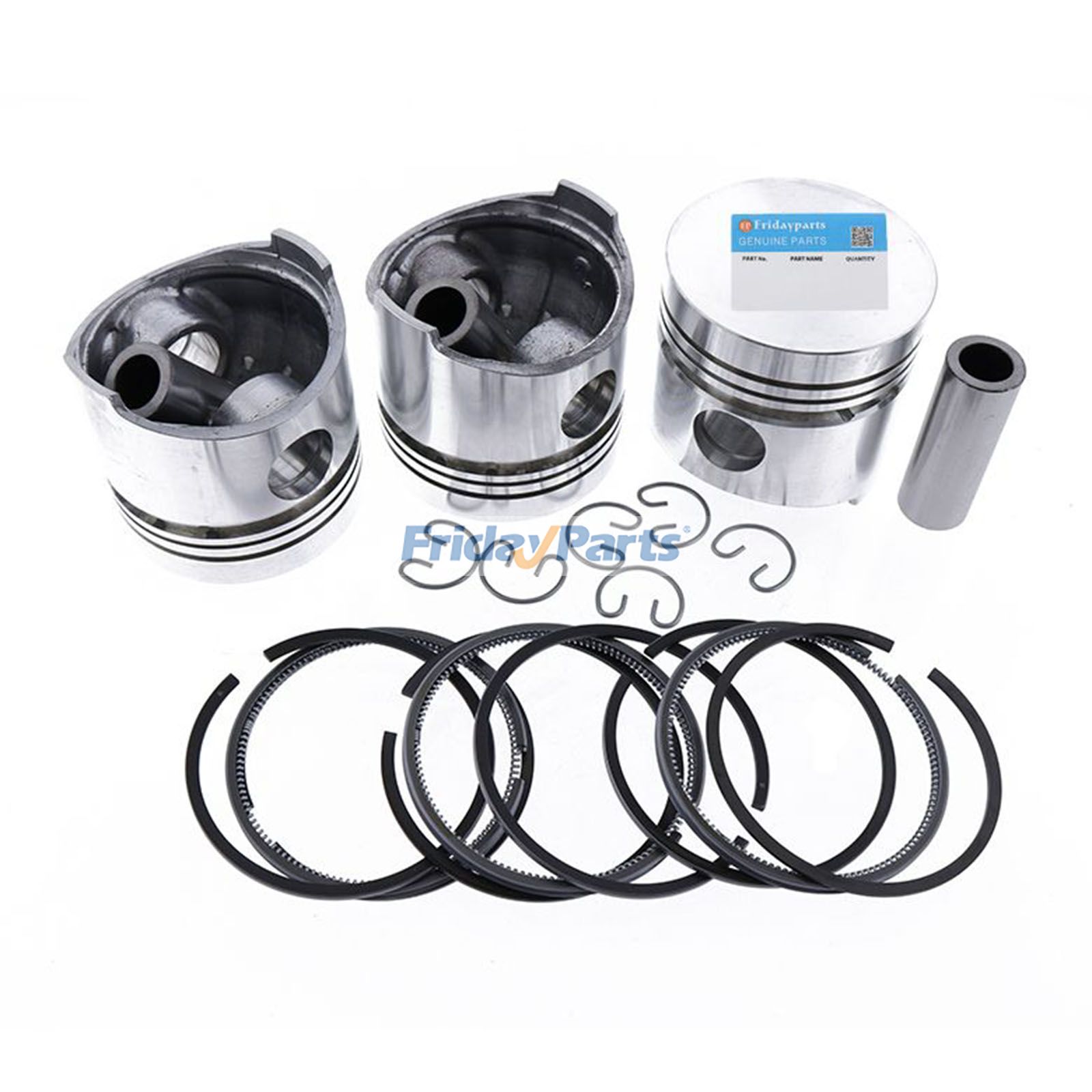 Kolbensatz für Yanmar-Motor 3TNE78A