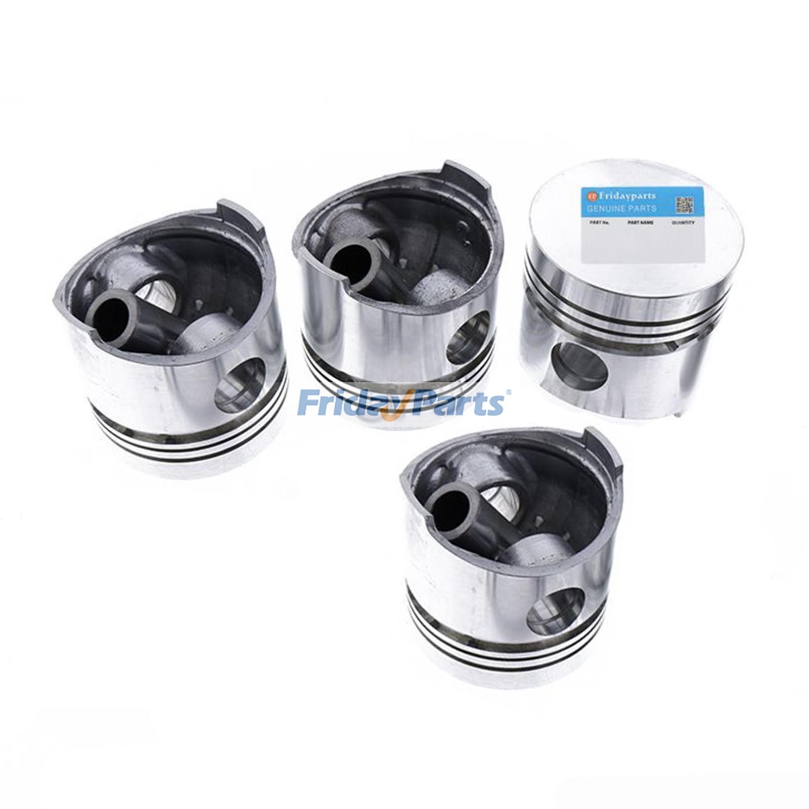 Kit piston SNH410204009 pour moteur Shanghai New Holland SNH4102