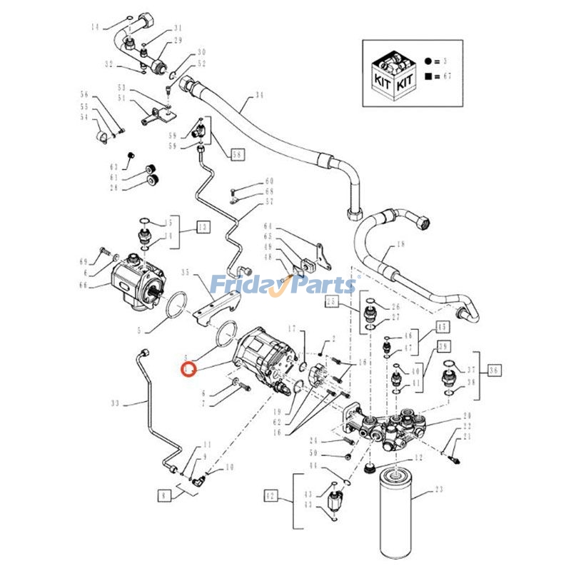 Piston Pump for Tractor