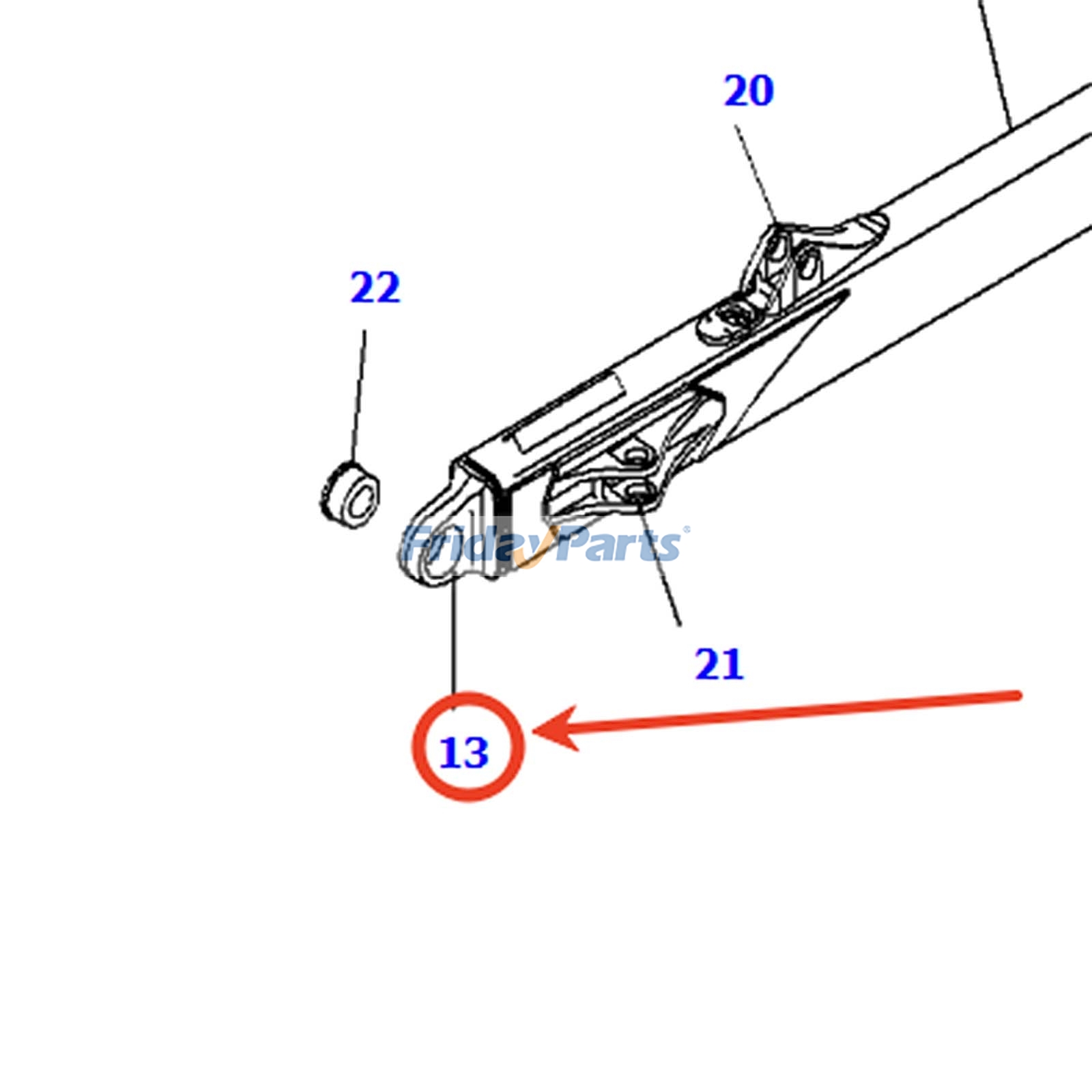 Pivot Assembly for Dozer