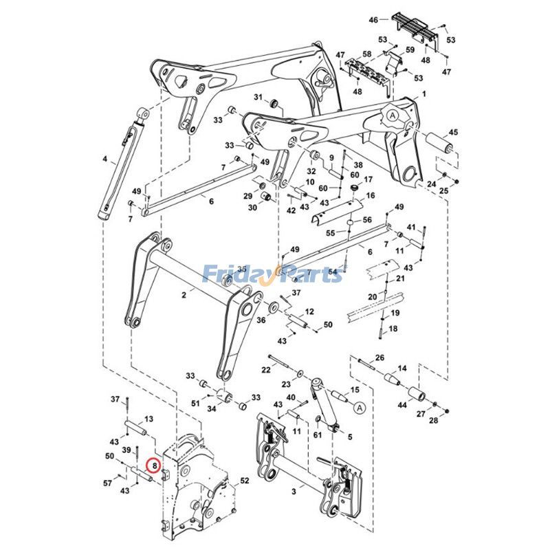  Pivot Pin Skid Steer For BOBCAT