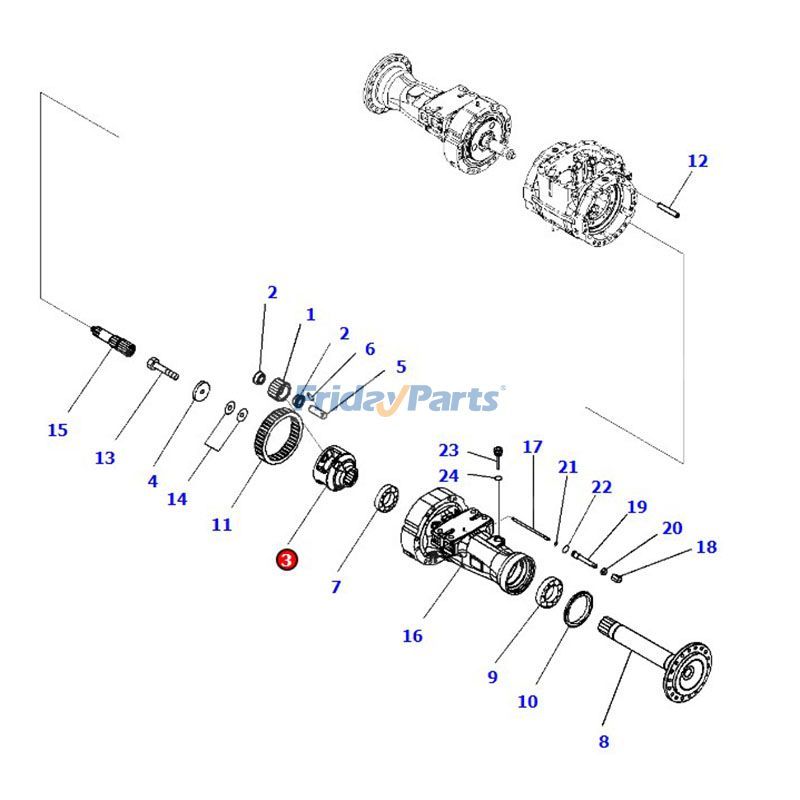 Planet Carrier Wheel For KOMATSU Loader