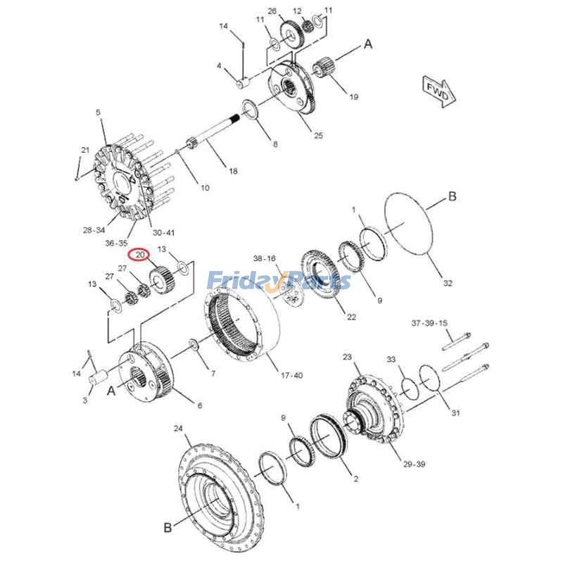 Planet Gearerpillar CAT for Tractor
