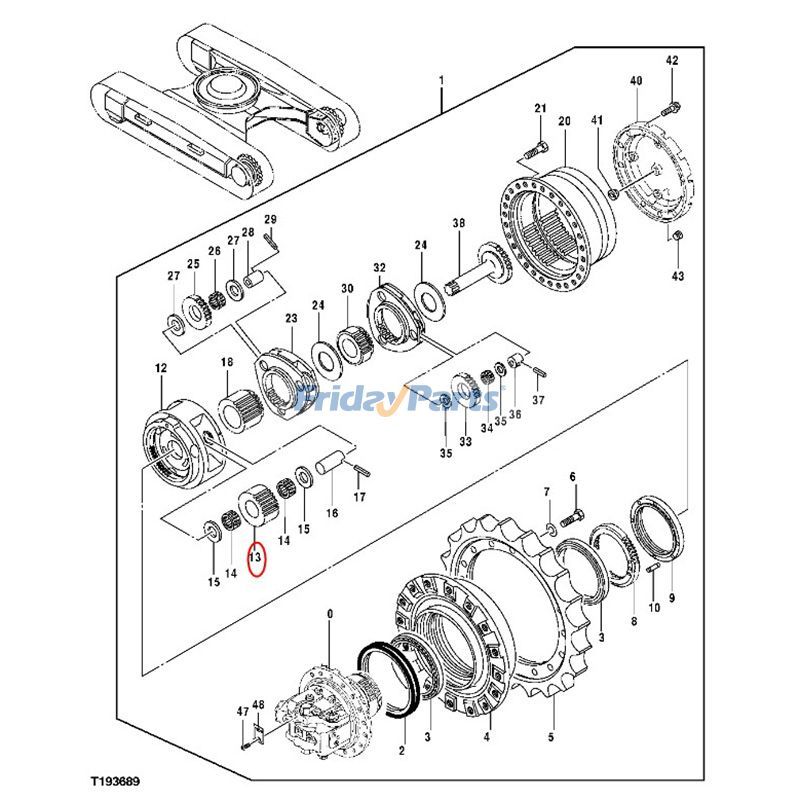 エクスカベーター プラネットギア