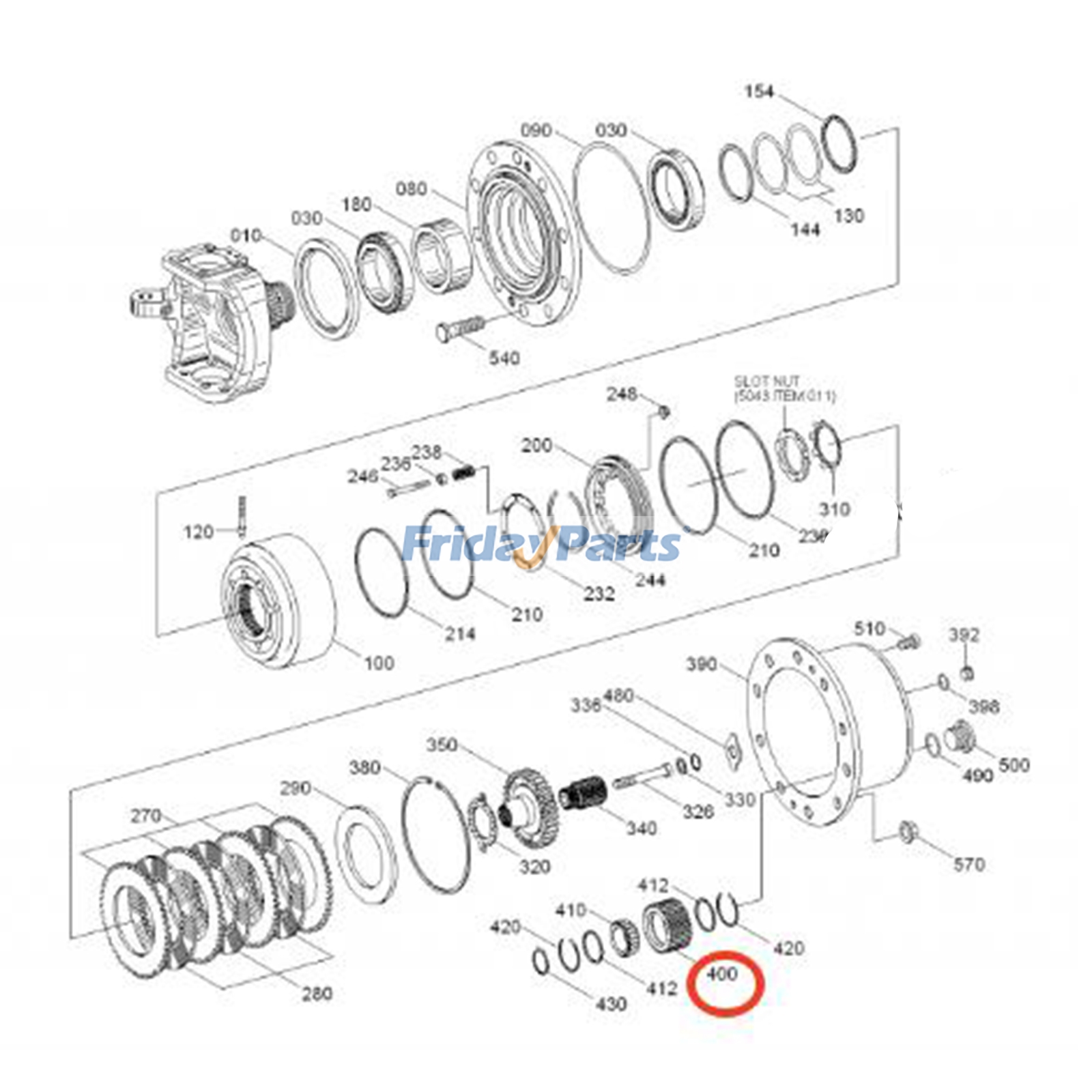 Planet Gear for Excavator
