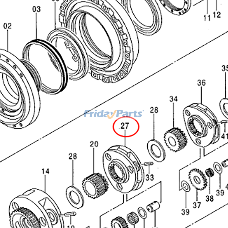 Planet Pinion Carrier for Engine,Excavator