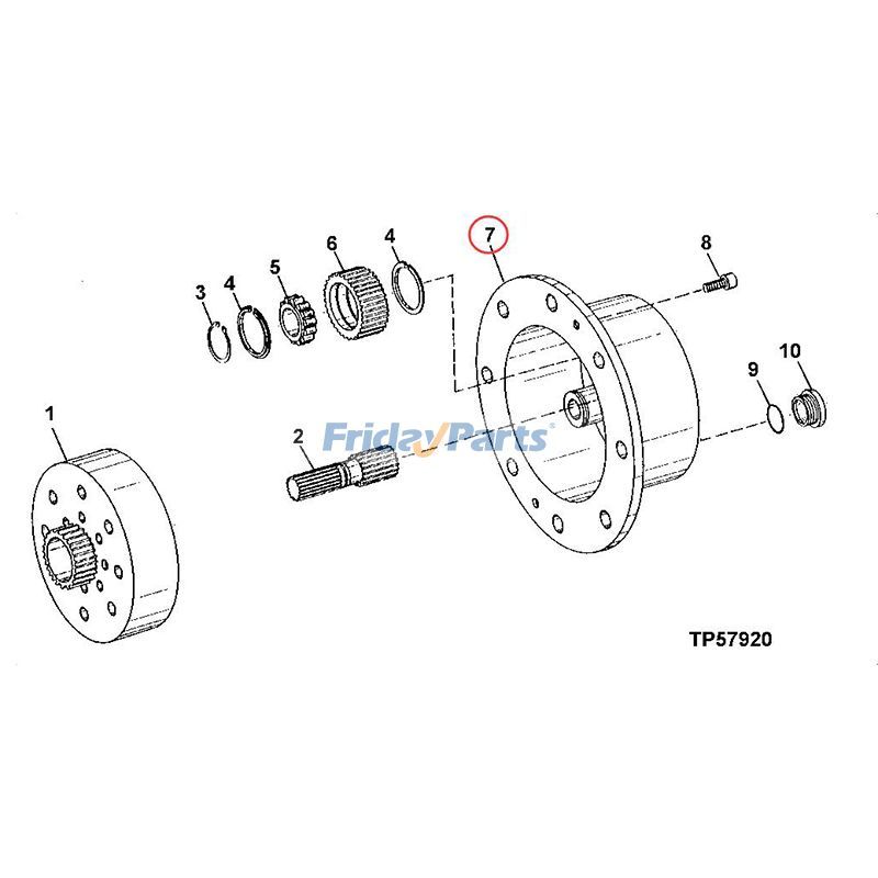 Planet Pinion Carrier for Tractor