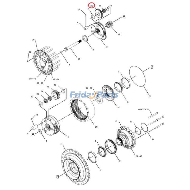 Planetary Gearerpillar CAT for Tractor