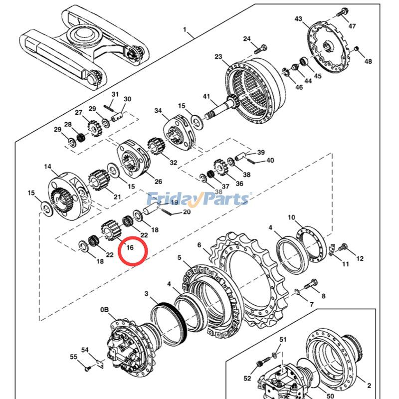 Planetary Gear for Excavator