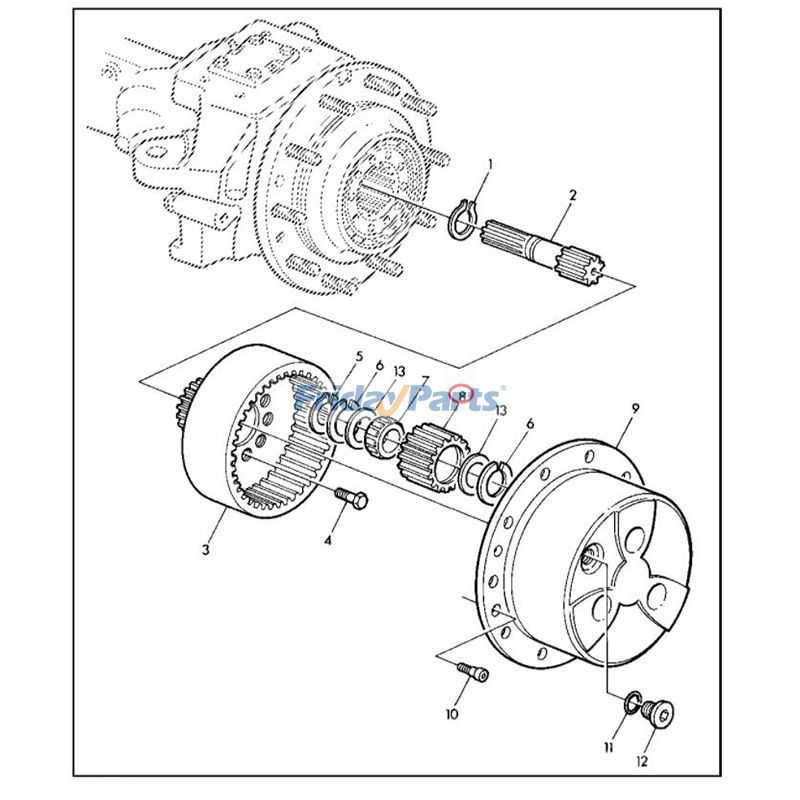 FridayParts Planetary Gear