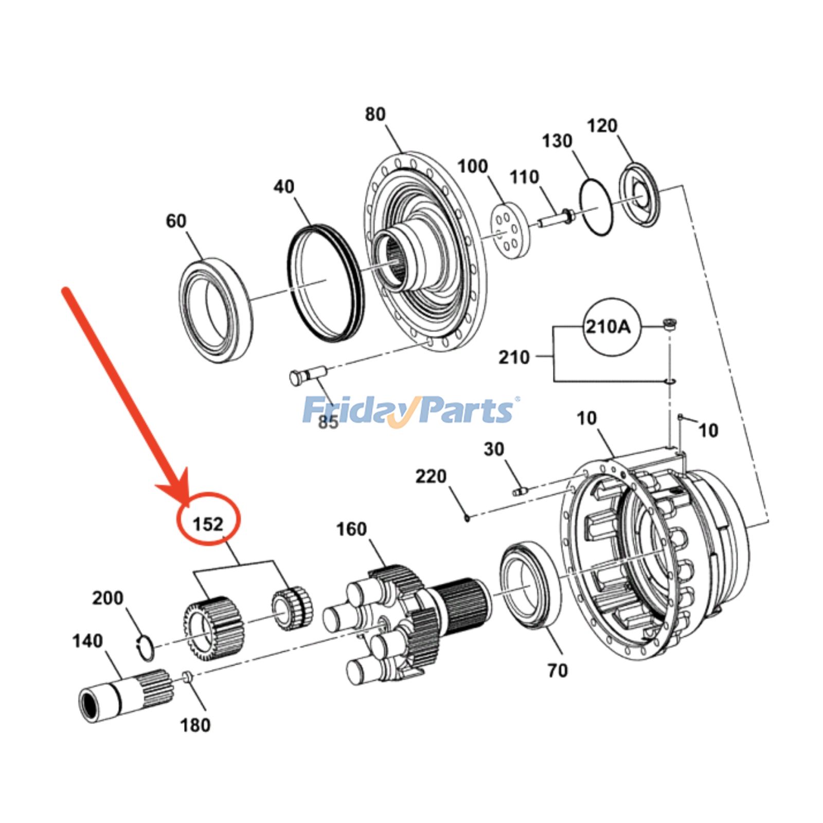  Planetary Gear For HYUNDAI