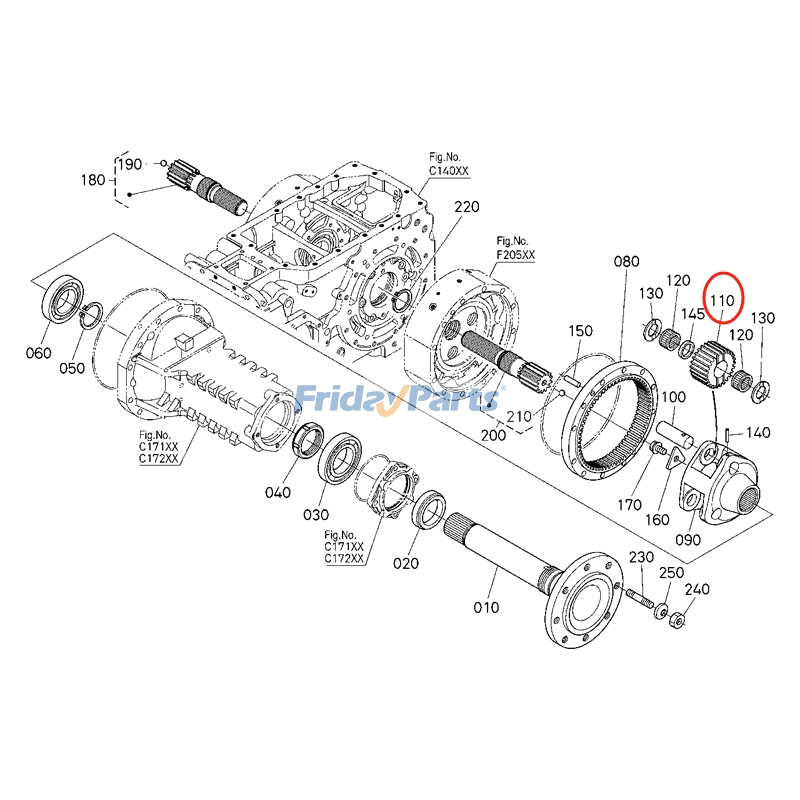 Planetray Gear for Tractor