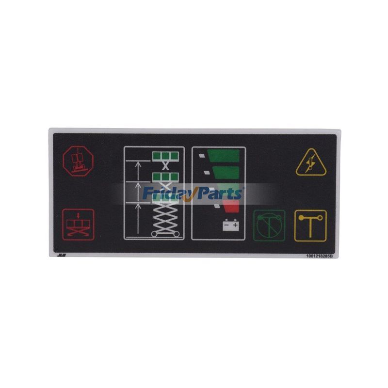 Plat Control Function Decal 1001218285 for JLG Scissor Lift 4045R