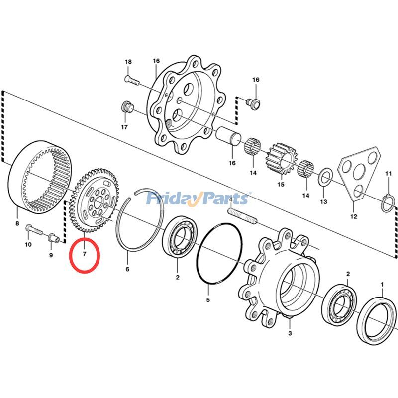 FridayParts Plate Backhoe