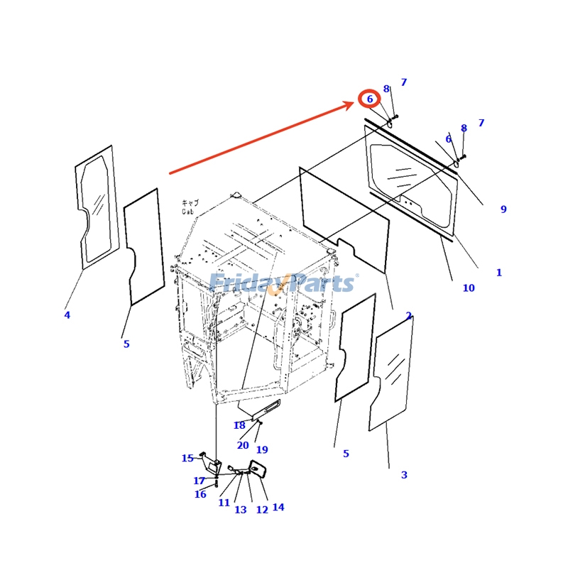 Plate  for Motor Grader