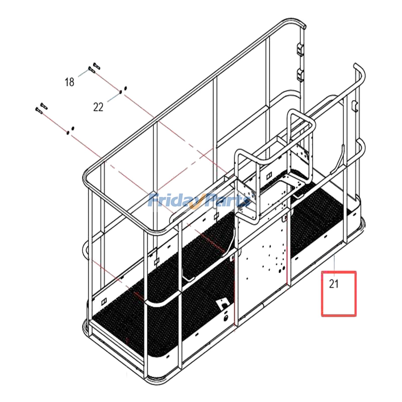 Nacelle élévatricepour Nacelle Élévatrice