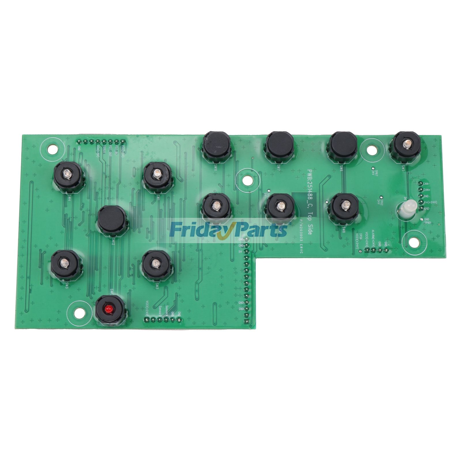 Placa de control de plataforma 99163GT para elevadores de tijera Genie GS-3384, GS-3390, GS-4390, GS-5390, GS-2668RT, GS-3268RT, GS-2669RT, GS-3369RT y GS-4069RT