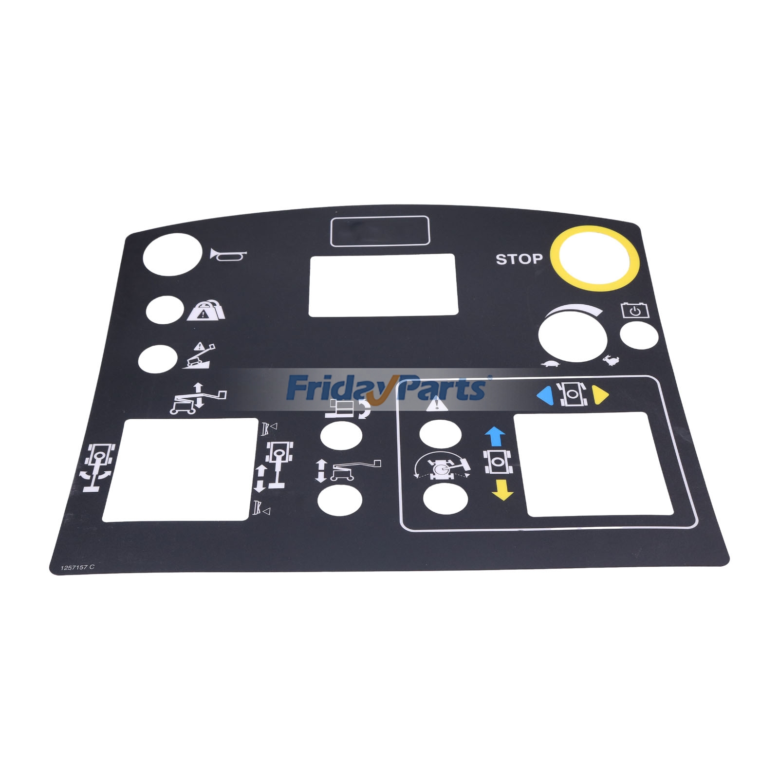 Platform Control Panel Decal 1257157GT 1257157 for Genie Boom Lift Z-33/18