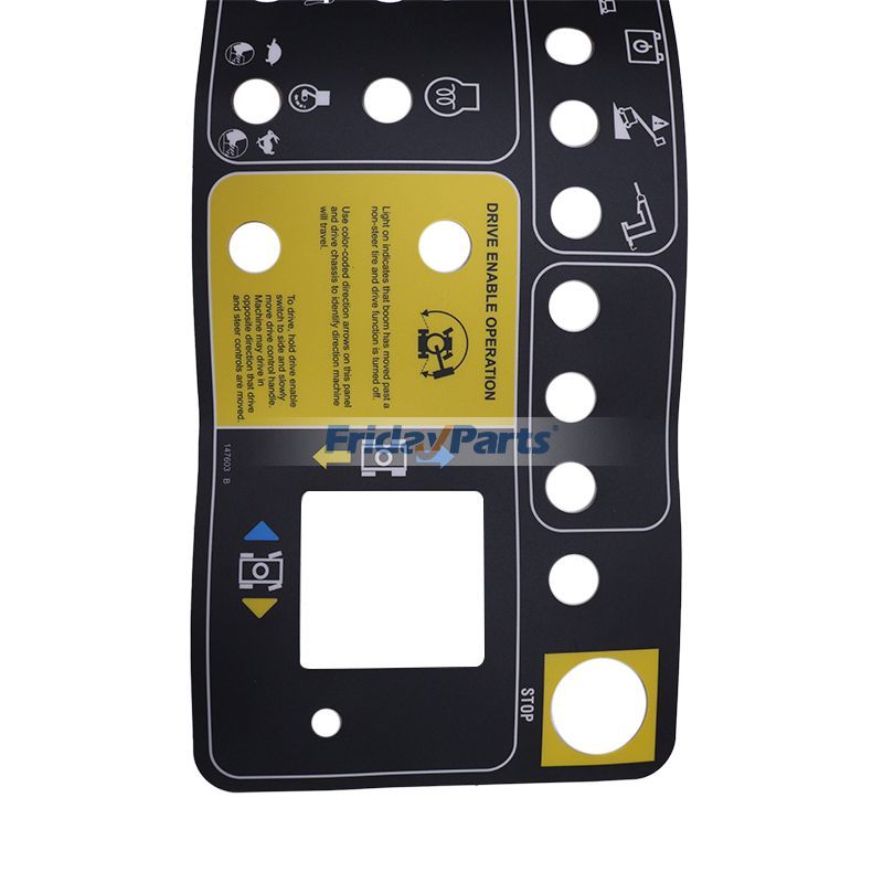 Platform Control Panel Decal Boom Lift in Stock in China,USA