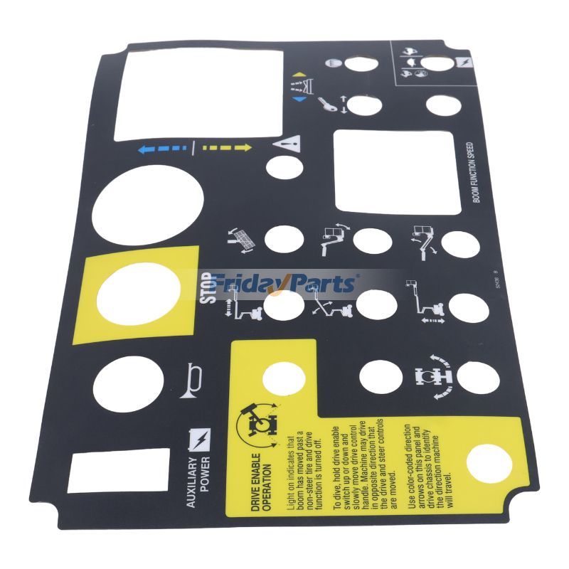 Autocollant du panneau de commande de la plate-formepour Nacelle Élévatrice