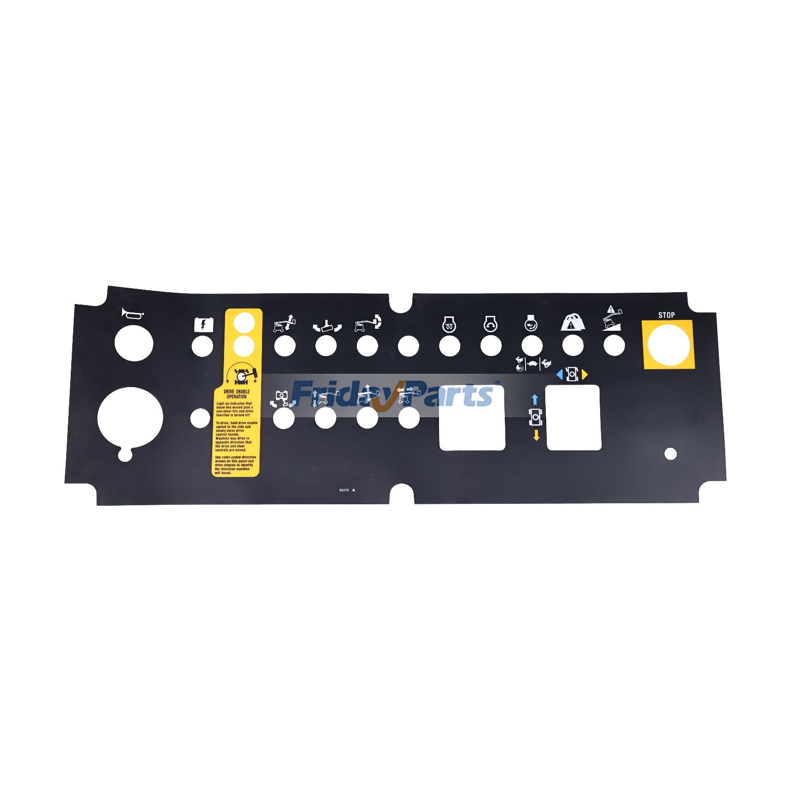 Painel de controle de plataforma decalque 82279GT para Genie Boom