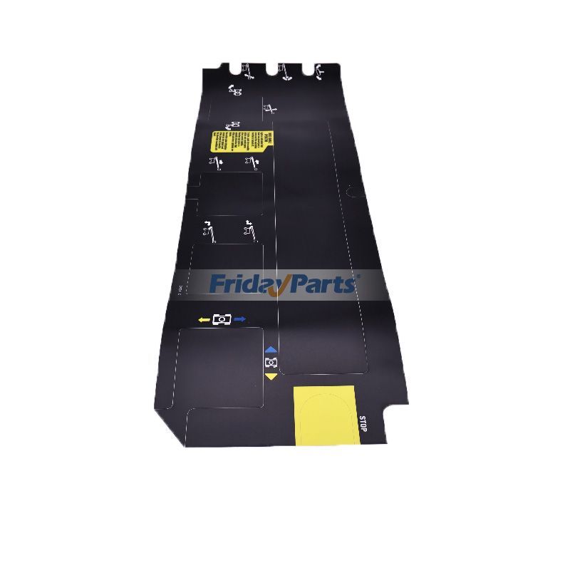 高所作業車 プラットフォームコントロールパネルデカール