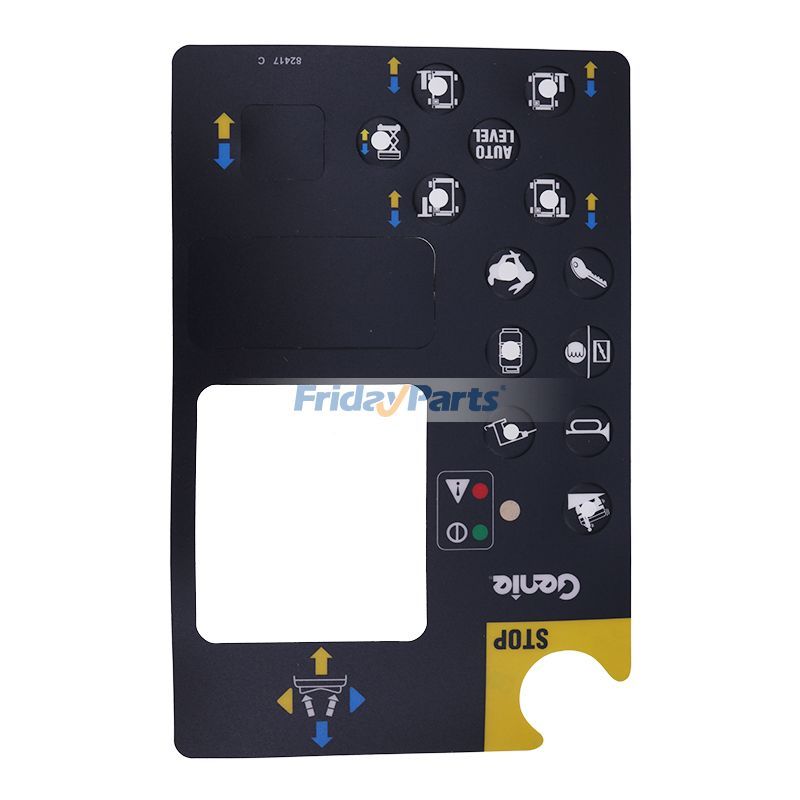 Platform Control Panel Decal for Aerial Work Platforms