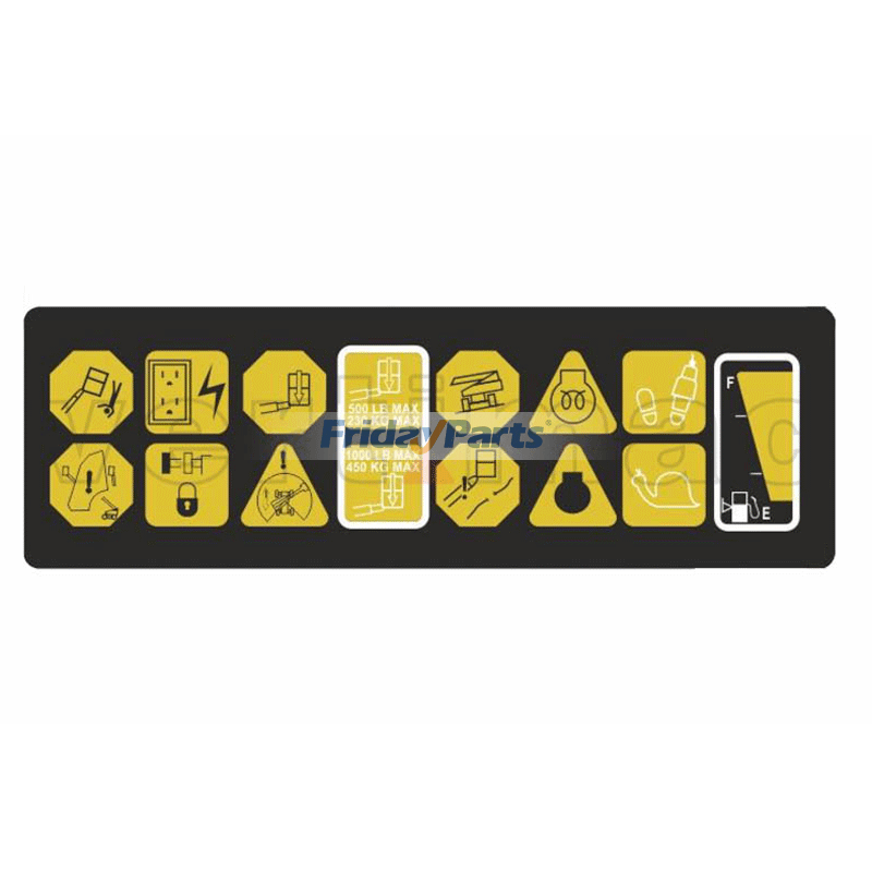 JLG用プラットフォーム表示デカール 1705173