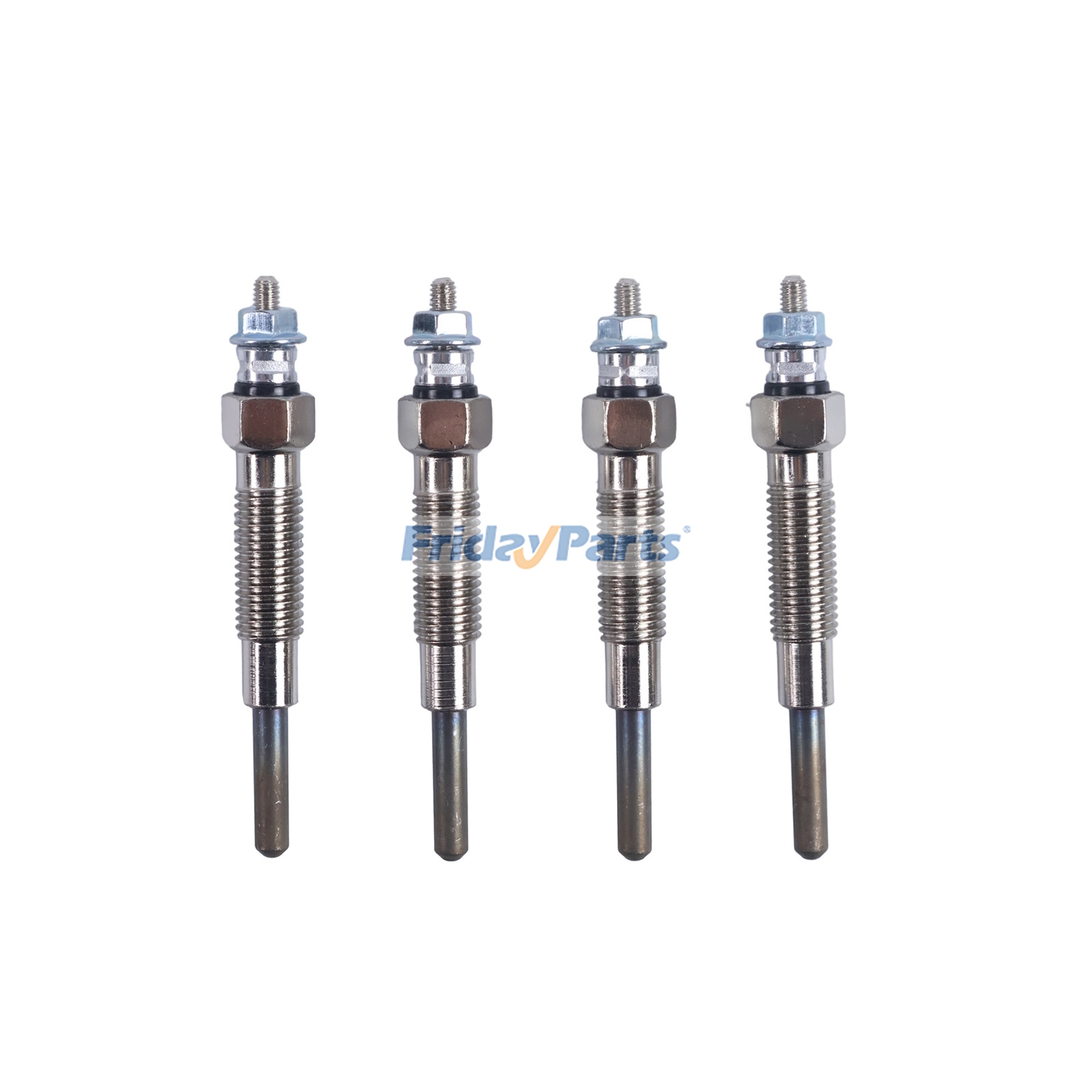 4 Pcs Plug Glow MM409510 for Mitsubishi S4S S4L S4L2 Engine Compact Tractor TCM Forklift