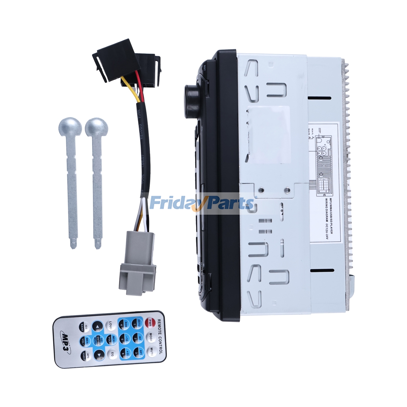 FridayParts Plug & Play Bluetooth Radio Assembly
