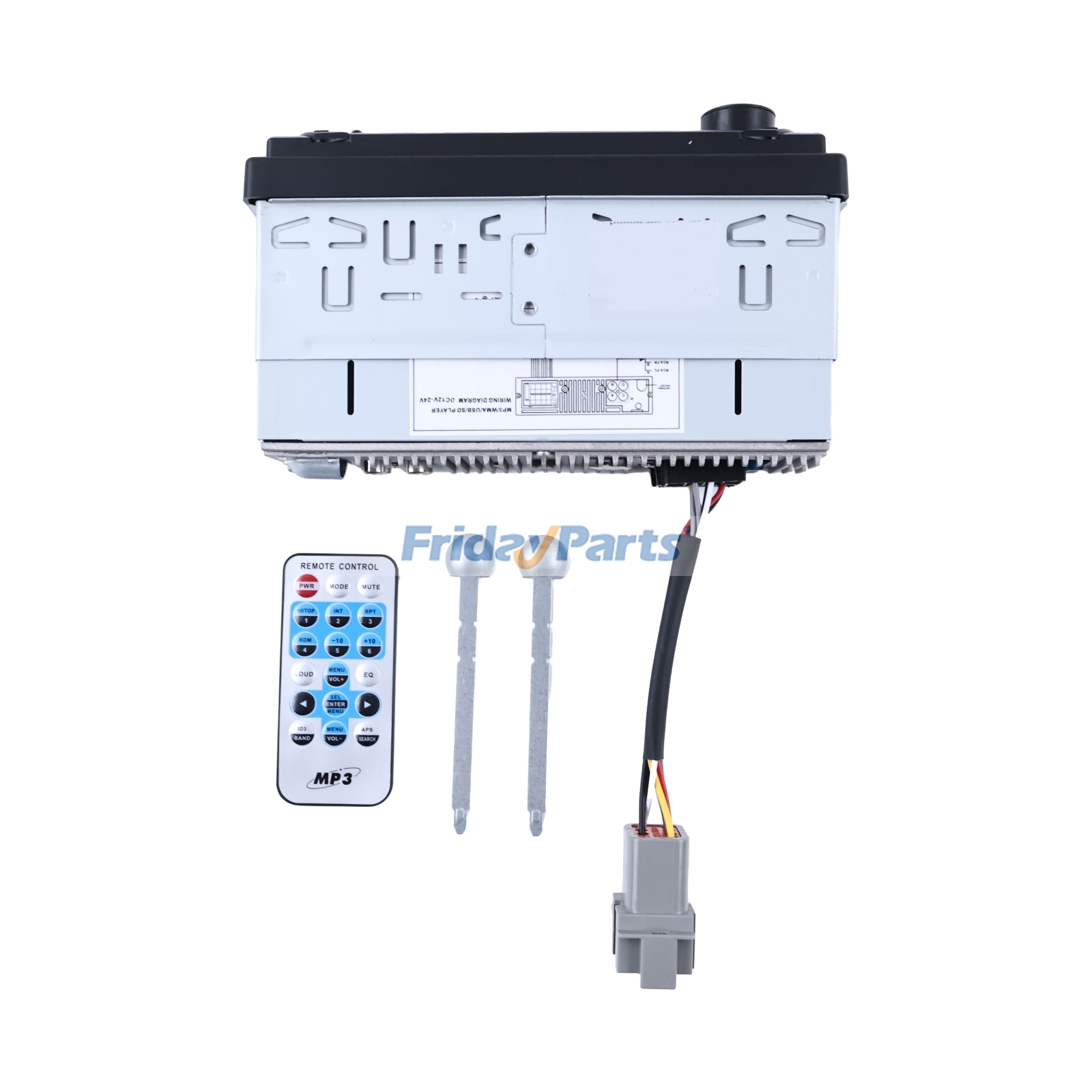 Plug & Play Bluetooth Radio Assembly for Engine,Excavator,Loader