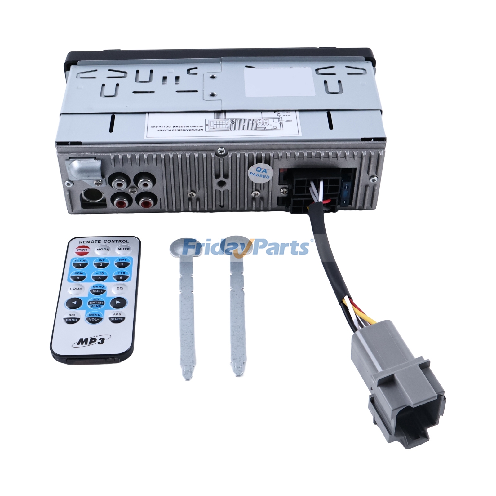 Plug & Play Bluetooth Radio Assembly compatible with Engine,Excavator,Loader