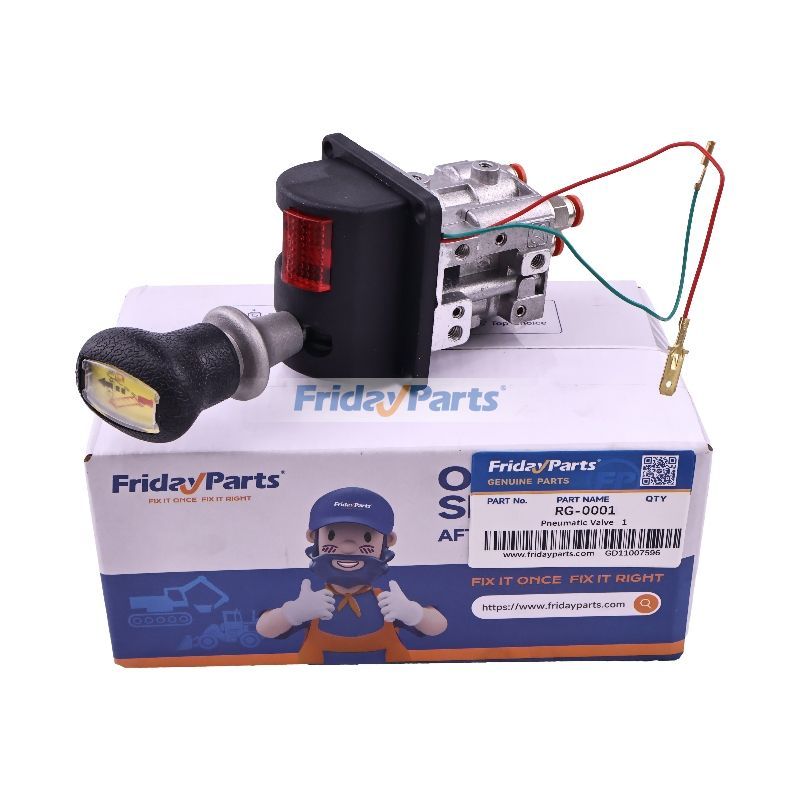 Vanne pneumatique RG-0001 pour camion à benne basculante, commandes de vannes, pompes à prise de force pneumatiques HYVA