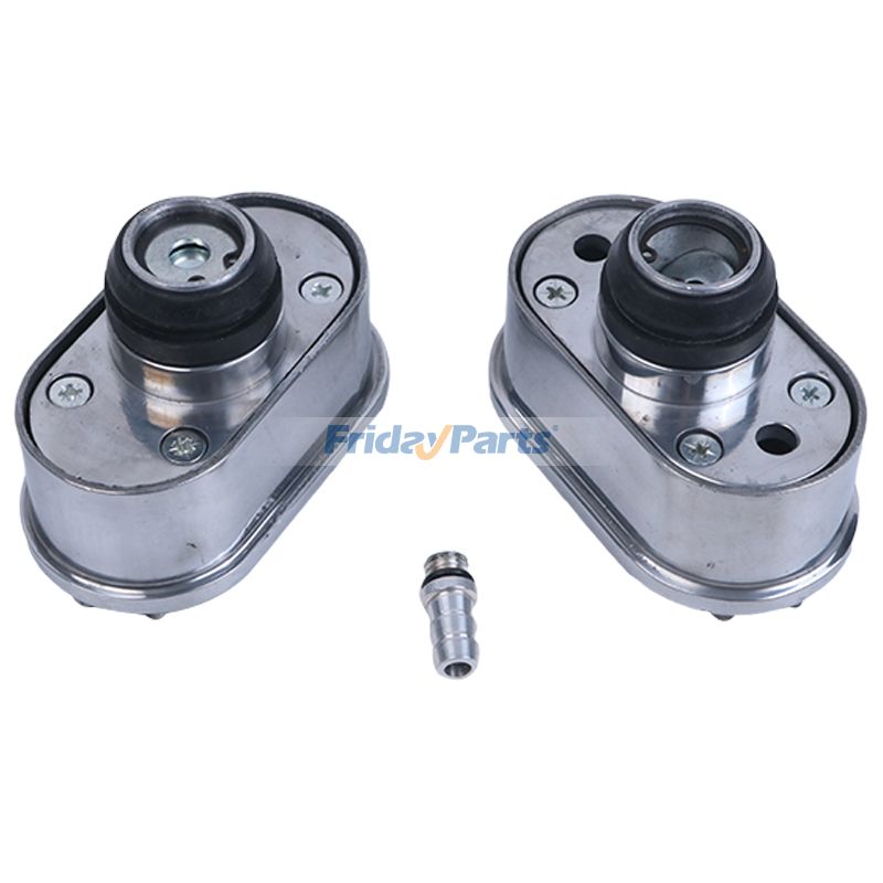 Polished Aluminum Finned Oval Air PCV Breather Valve Cover Kit ...