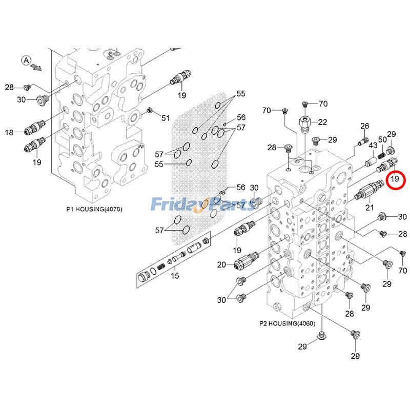 FridayParts Port Relief Valve