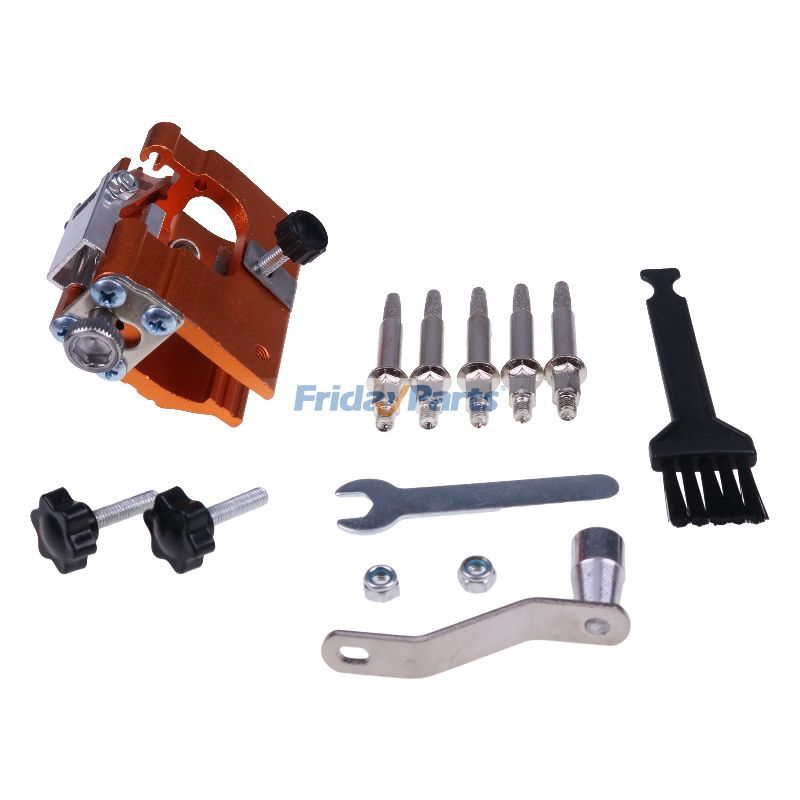 Ensemble de gabarit d'affûtage électrique manuel portable amélioré avec tête de brosse à gants et tête de meulage pour toutes les chaînes de scie électriquespourPour AUTRE MARQUE