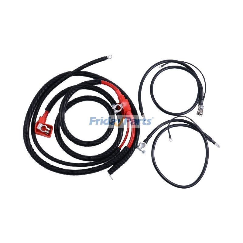 FridayParts Positiver und negativer Powerstroke-Batteriekabelsatz