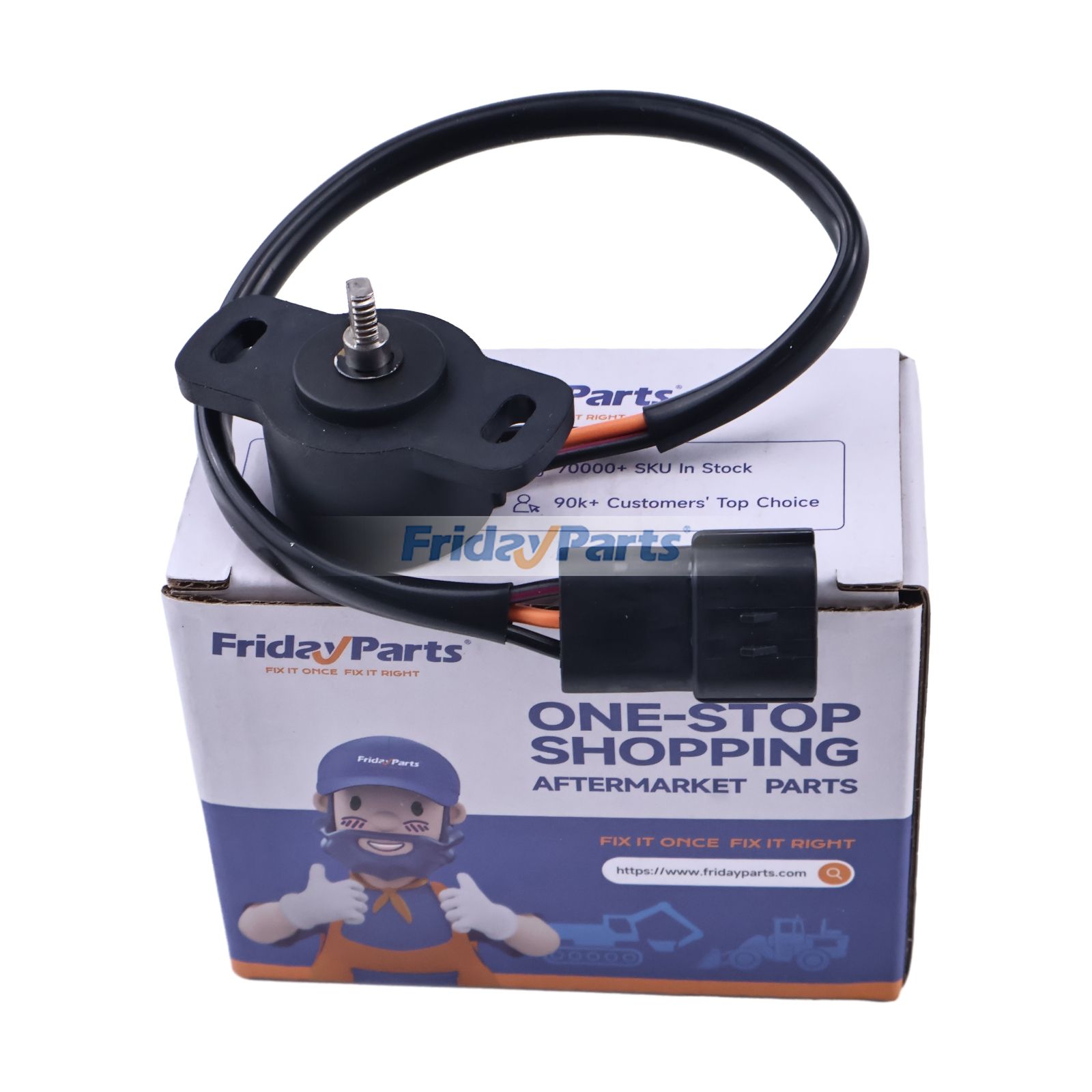 Potentiometer 3BA-61-52311 for Komatsu Forklift FB30EX-8 FB25EXG-8 FB20HB-11 FB15-12 FB14EX-11 FB10EX-10