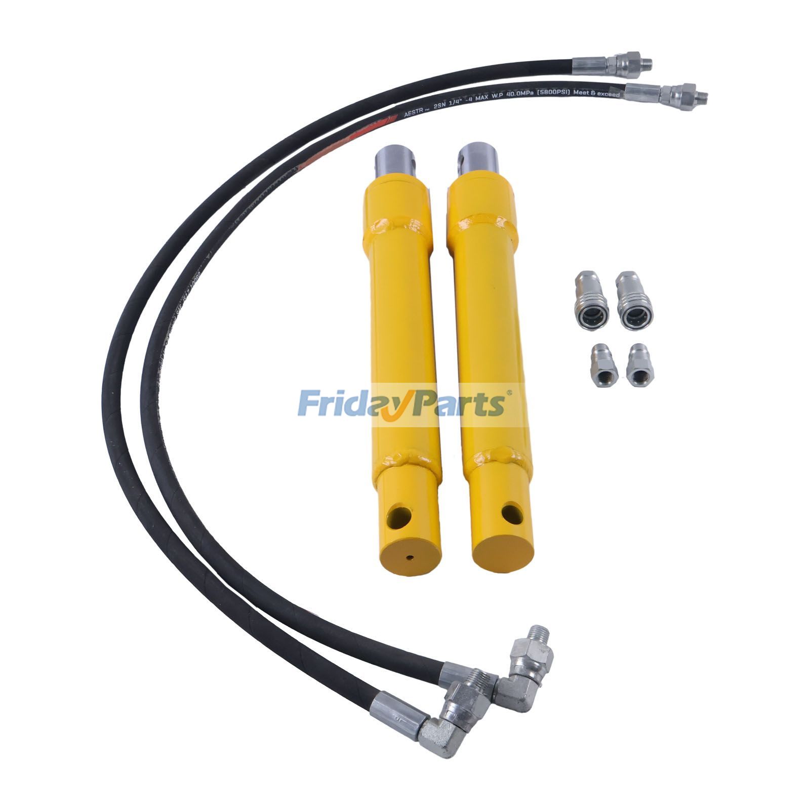 Kit de tuyau et de coupleur pour vérin de pêche à la ligne Pour Meyer