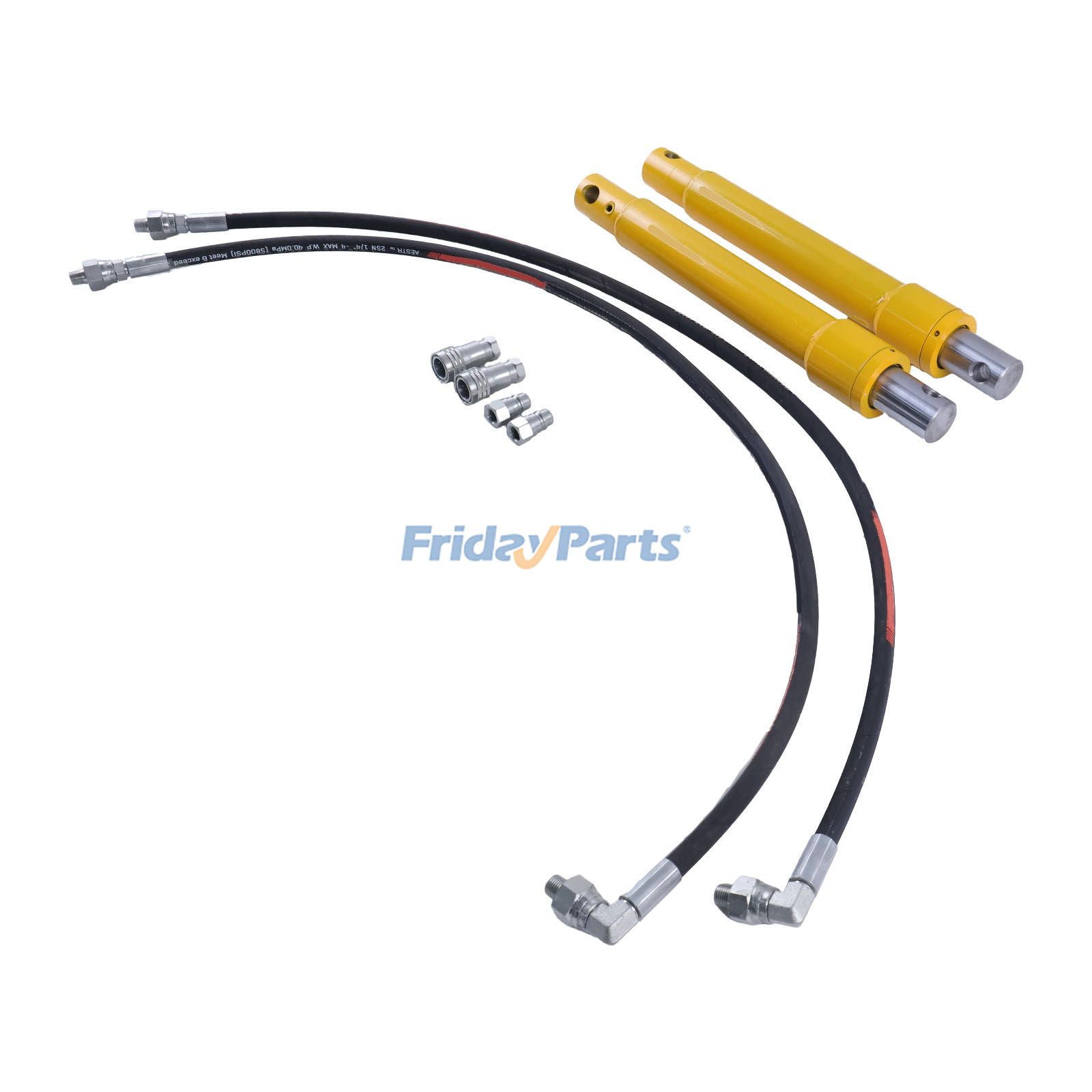 Kit de tuyau et de coupleur de vérin d'inclinaison électrique 05810 1304005 pour chasse-neige Meyer