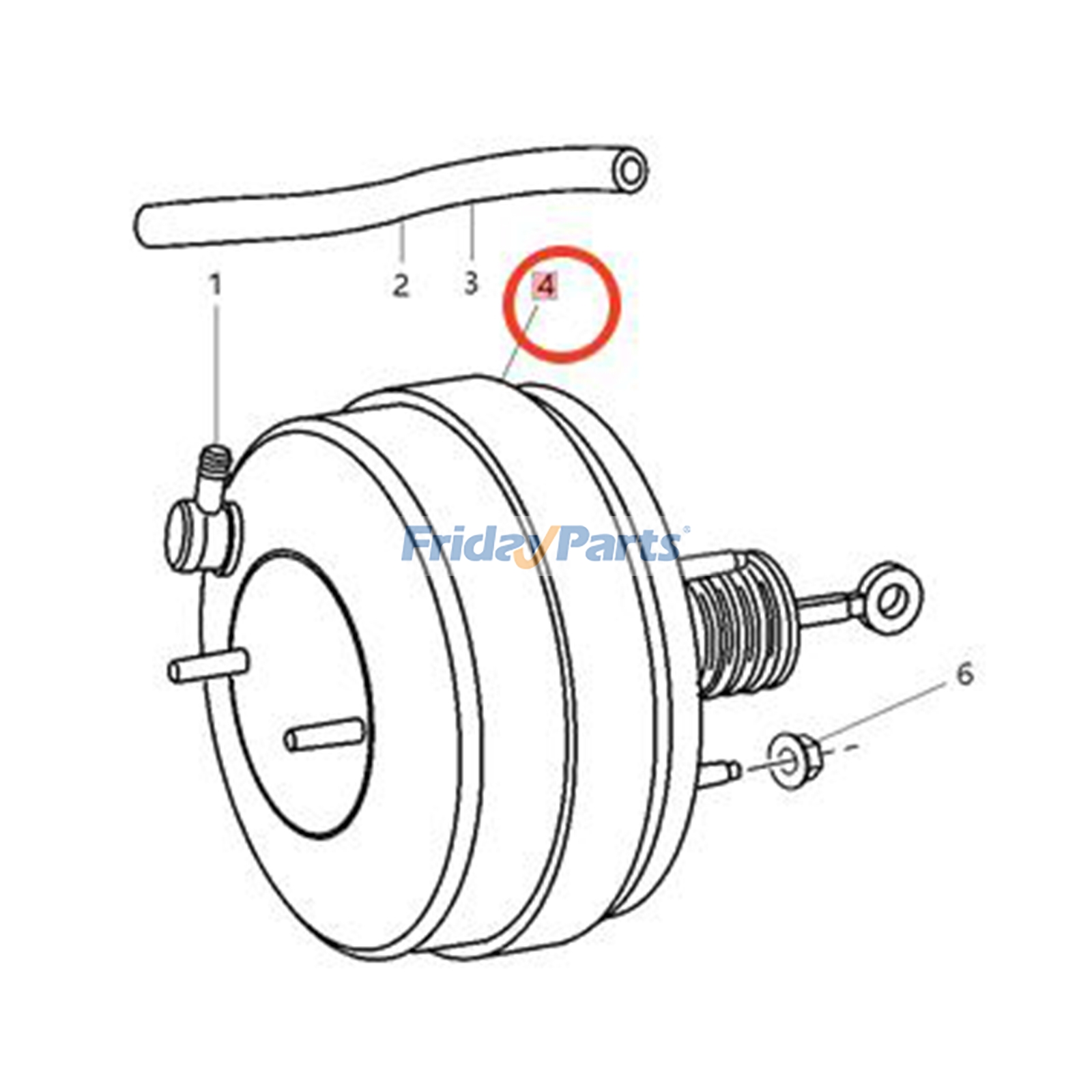 FridayParts Power Brake Booster