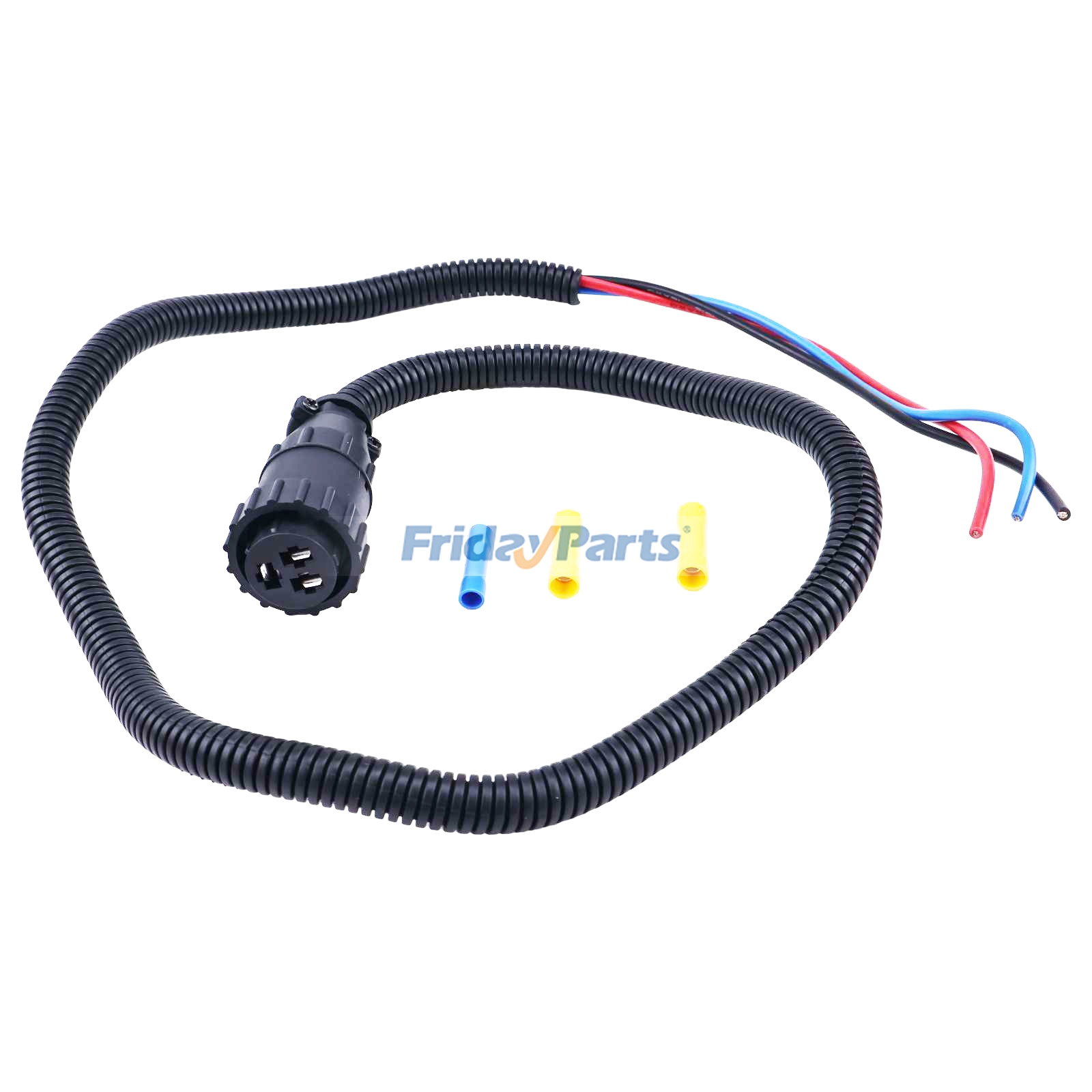 3 Pin Auxiliary Power Connector Kit 187103A1 86511459 RE37651 87776258 87790175 for John Deere 3970 9510 9610 4560 7820 8770 9300 9530 9630 CASE IH New Holland Tractor 
