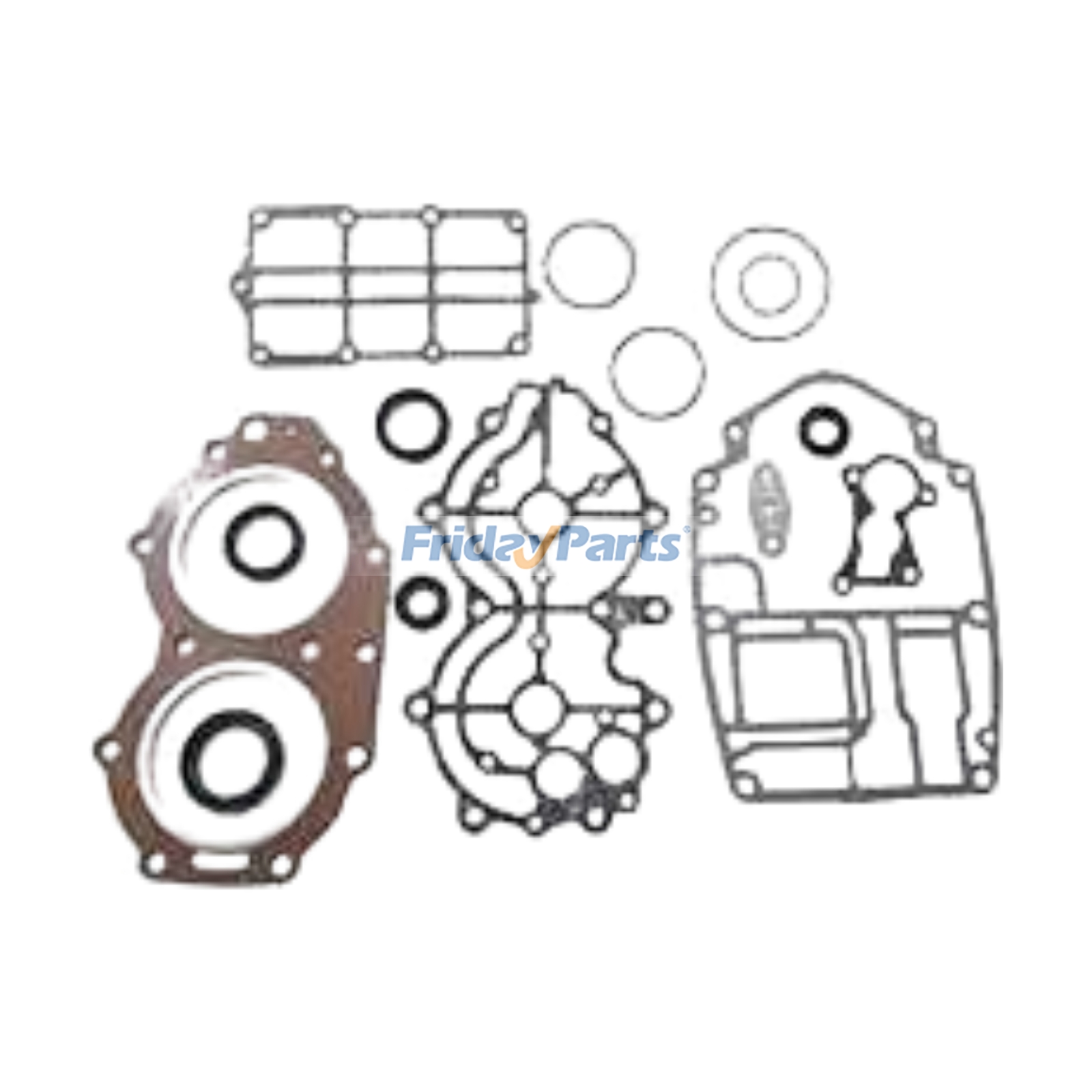 Kit de juntas de culata Power Head Gasket 63V-W0001-A1 para motores fueraborda Yamaha de 9,9 HP y 15 HP.